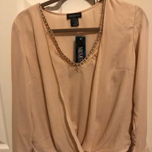 Cream blouse